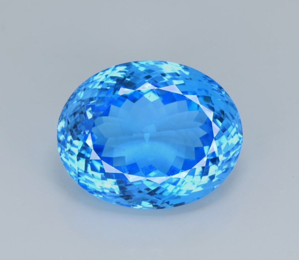 Dazzling 90+ Carat Genuine Swiss Blue Topaz!